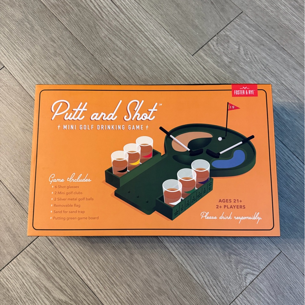 Putt and Shot Mini Golf Drinking Game